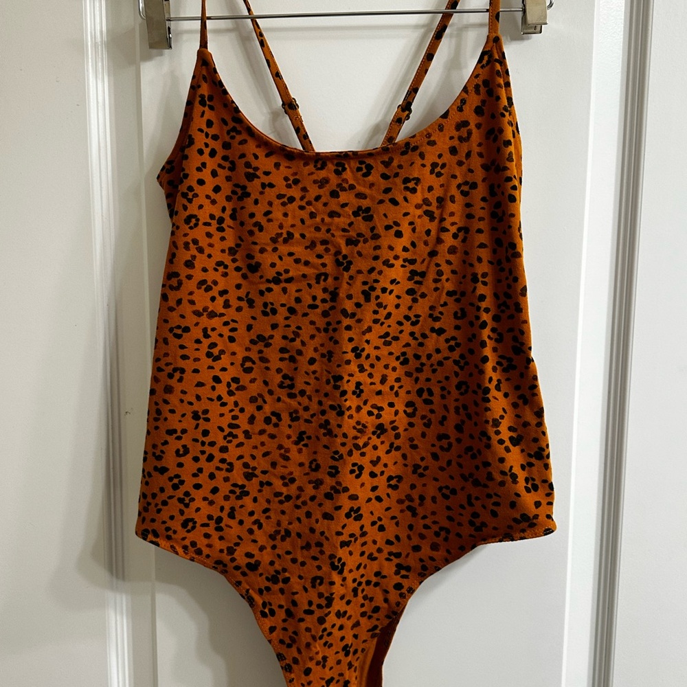 Women's Leopard Print Bodysuit